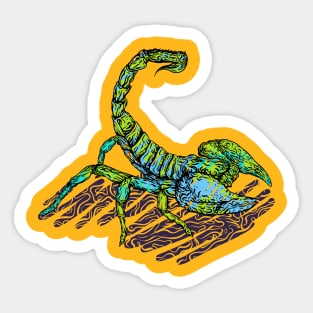 Scorpion collor Sticker